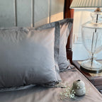 Sadyaska 600TC Cotton Infinity Oyster Grey Beyond Set 1 Pcs Bedsheet