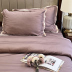 Sadyaska Old Rose and Buff Duplex 1 Pcs Duvet Cover