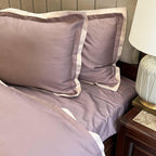 Sadyaska Old Rose and Buff Duplex 1 Pcs Duvet Cover Set