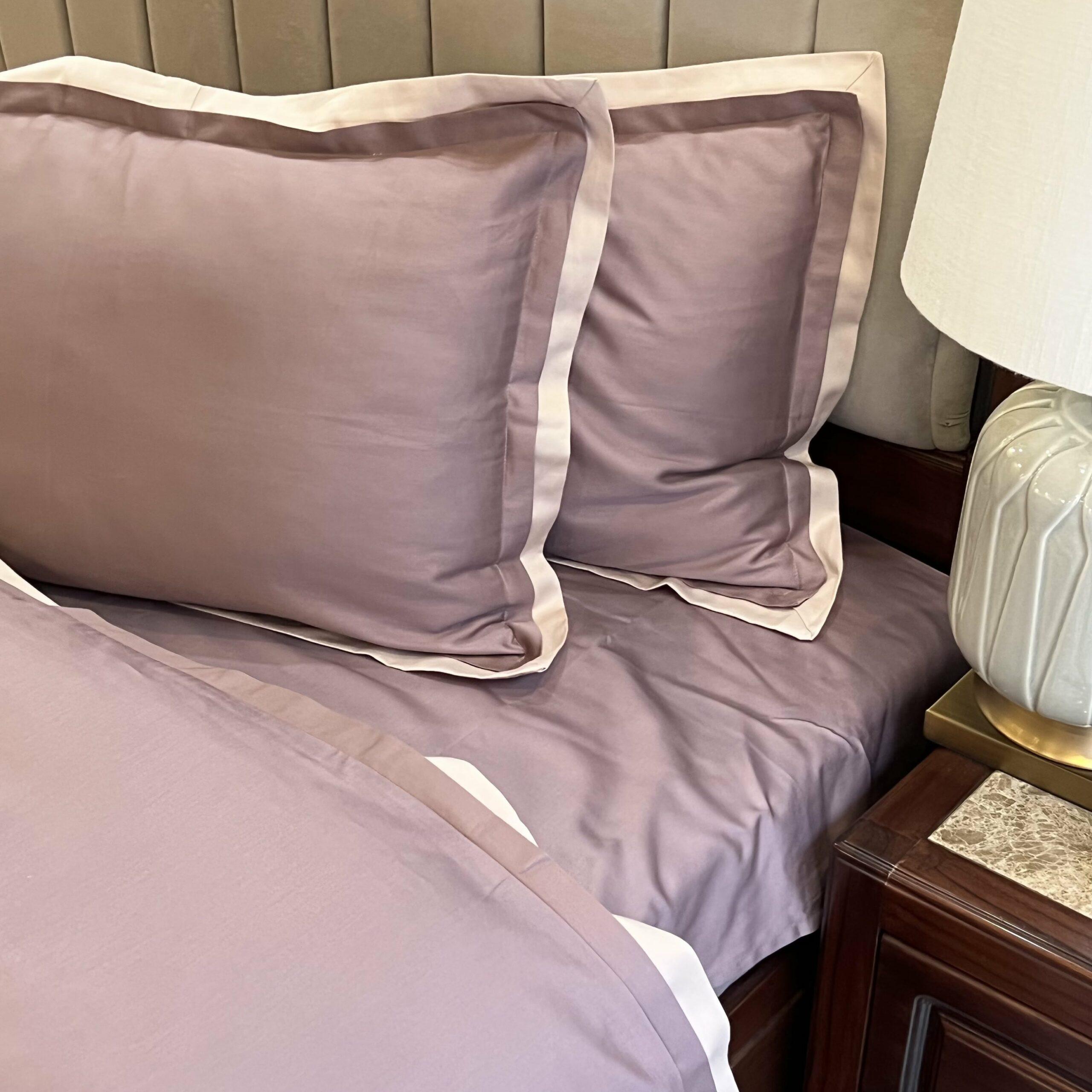 Sadyaska Old Rose and Buff Duplex 1 Pcs Duvet Cover Set