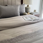 Sadyaska Vintage Slate Silver Dreams 1 Pcs Duvet Cover