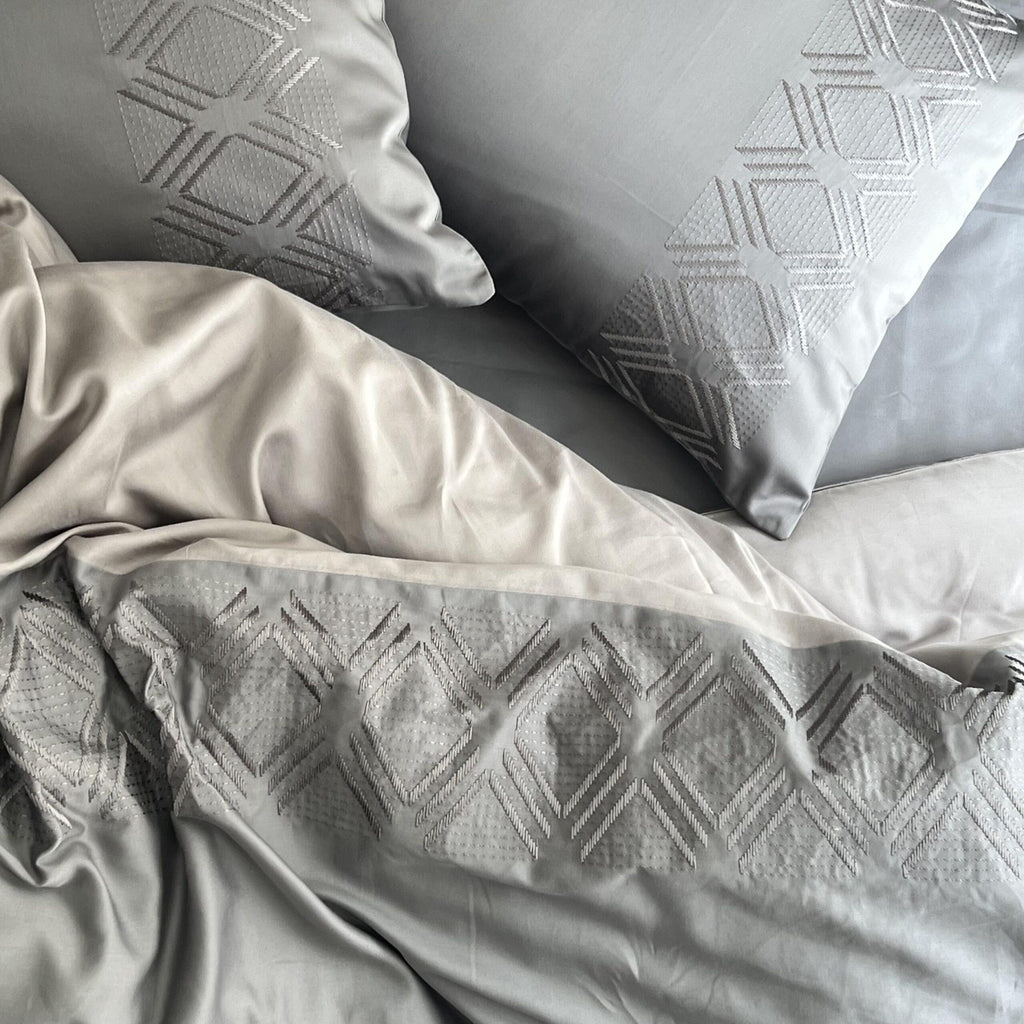 Sadyaska Vintage Slate Silver Dreams 1 Pcs Duvet Cover Set