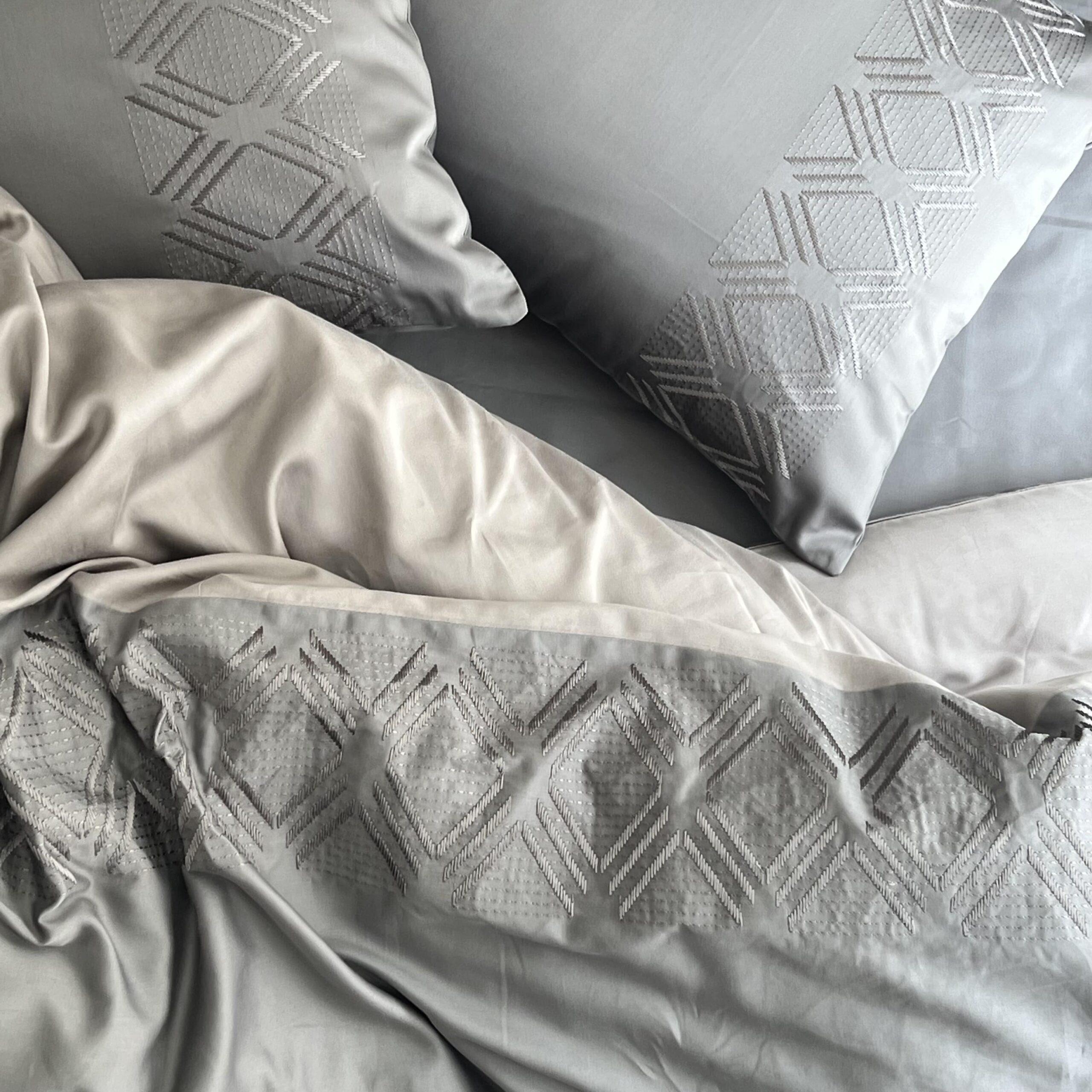 Sadyaska Vintage Slate Silver Dreams 1 Pcs Duvet Cover Set