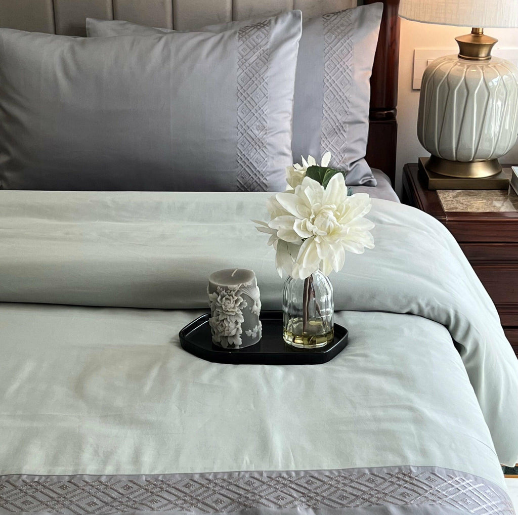 Sadyaska Classic Slate Sage Green Dreams 1 Pcs Duvet Cover Set