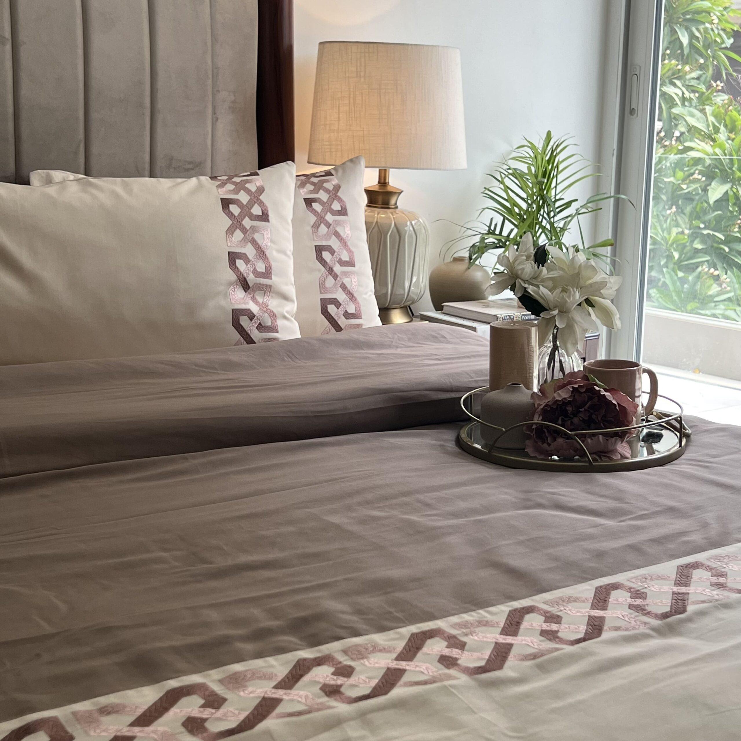 Sadyaska Alley Oats Beige Taupe Dreams 1 Pcs Duvet Cover