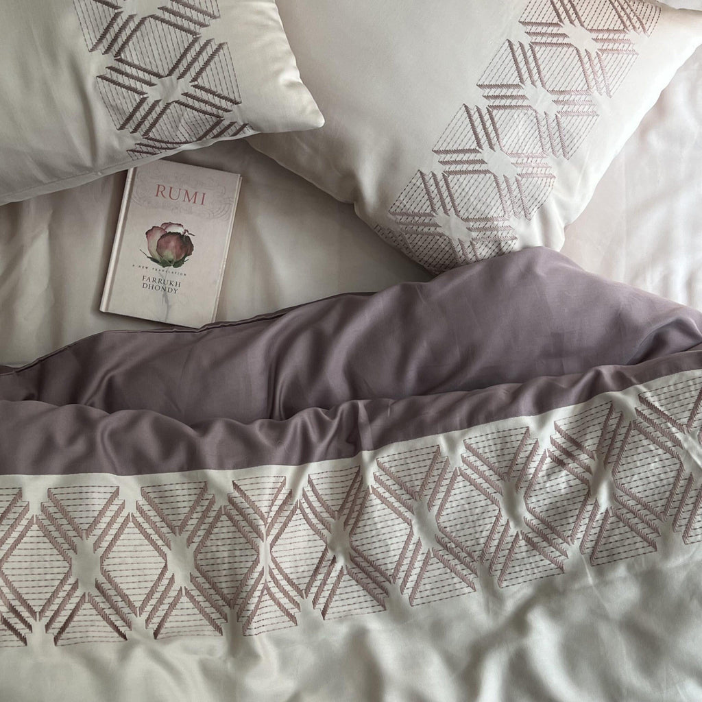 Sadyaska Vintage Buff Old Rose Dreams 1 Pcs Duvet Cover