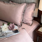 Sadyaska Rose and Taupe Duplex 1 Pcs Duvet Cover Set