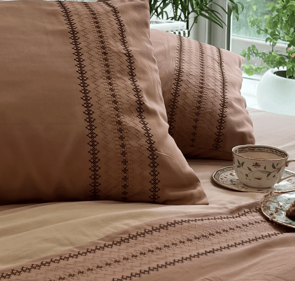 Sadyaska Pristine Rose Buff Dreams 1 Pcs Duvet Cover Set
