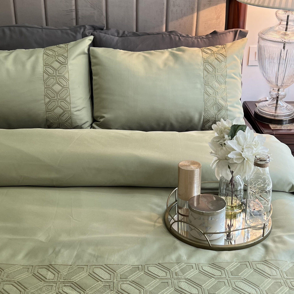 Sadyaska Arc Lime Green Syona 1 Pcs Duvet Cover Set