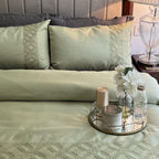 Sadyaska Arc Lime Green Syona 1 Pcs Duvet Cover Set
