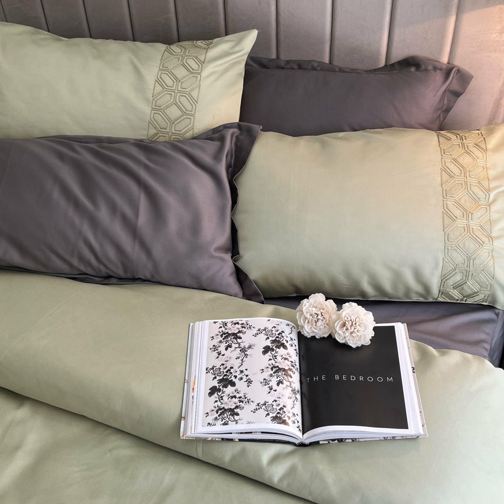 Sadyaska Arc Lime Green Syona 1 Pcs Duvet Cover Set