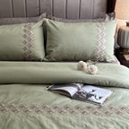 Sadyaska Leaflet Lime Green Syona 1 Pcs Duvet Cover
