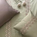 Sadyaska Leaflet Lime Green Syona 1 Pcs Duvet Cover