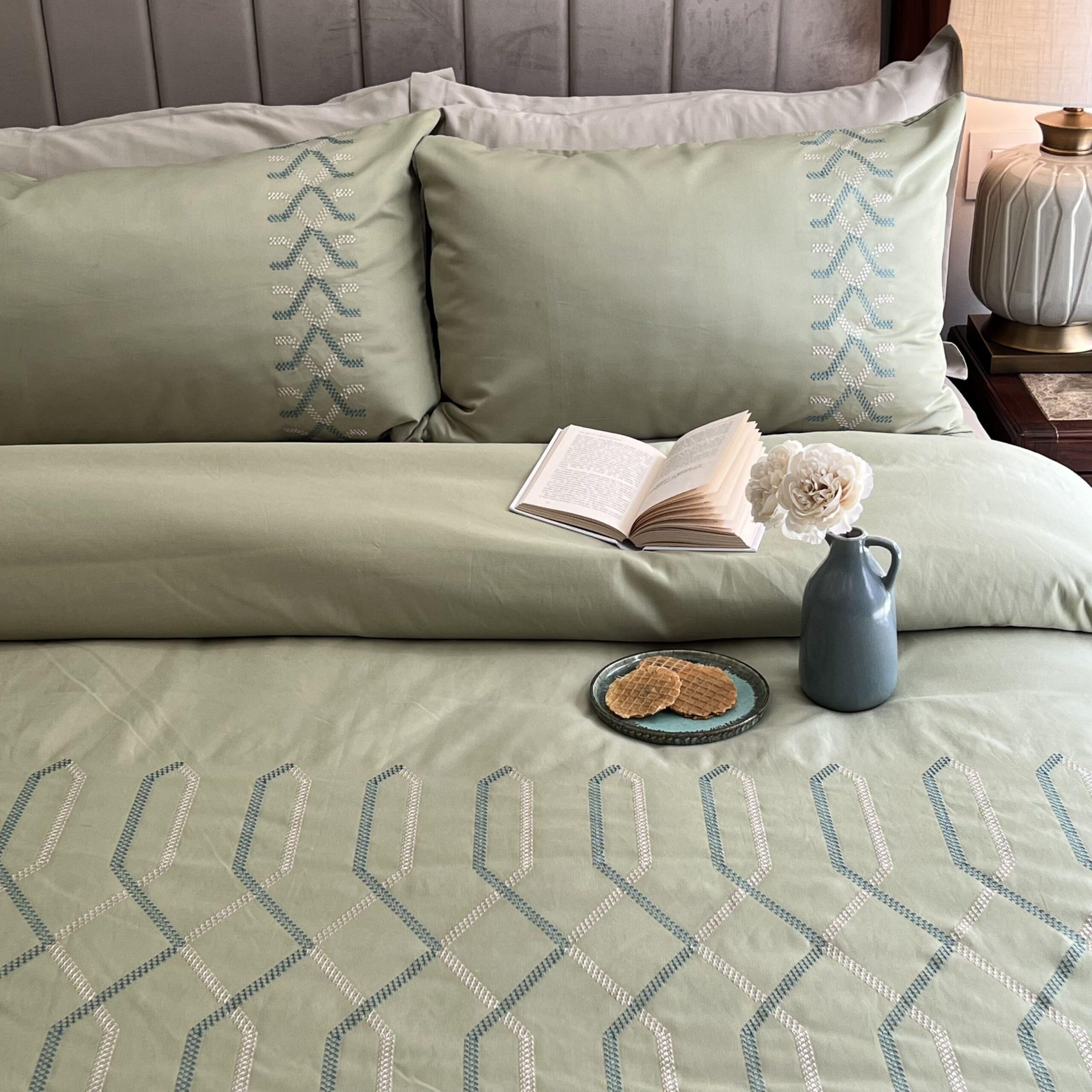 Sadyaska Tribe Lime Green Syona 1 Pcs Duvet Cover