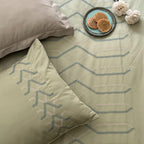 Sadyaska Tribe Lime Green Syona 1 Pcs Duvet Cover Set