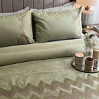 Sadyaska Crest Lime Green Syona 1 Pcs Duvet Cover
