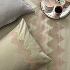 Sadyaska Crest Lime Green Syona 1 Pcs Duvet Cover Set