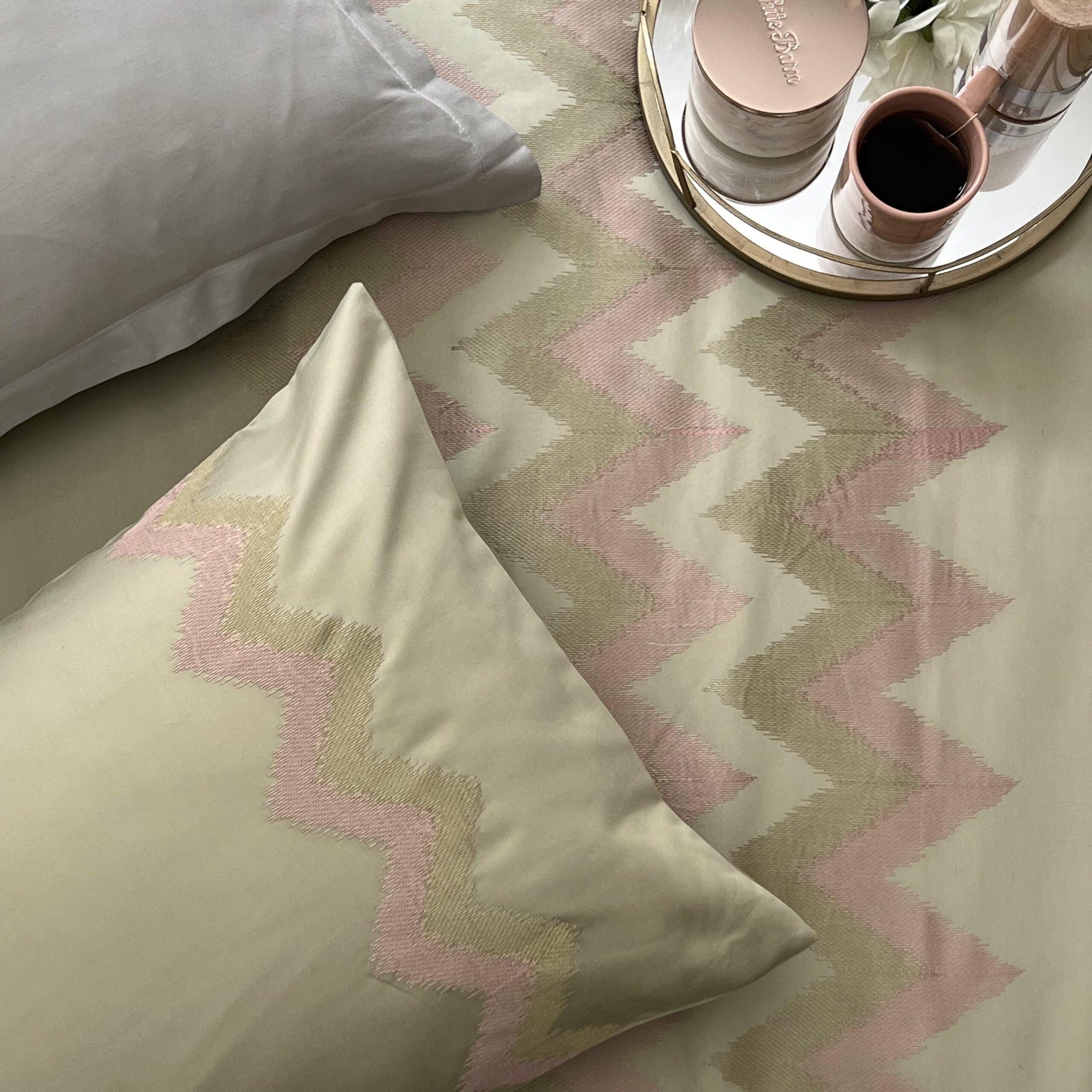 Sadyaska Crest Lime Green Syona 1 Pcs Duvet Cover Set