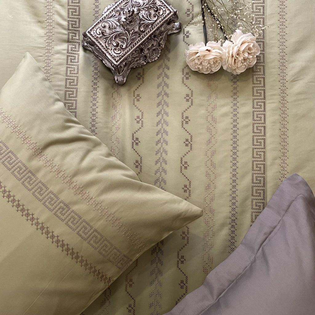Sadyaska Lucas Lime Green Syona 1 Pcs Duvet Cover Set