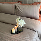 Sadyaska Lucas Taupe Syona 1 Pcs Duvet Cover