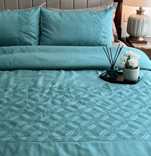 Sadyaska Arc Turquoise Syona 1 Pcs Duvet Cover