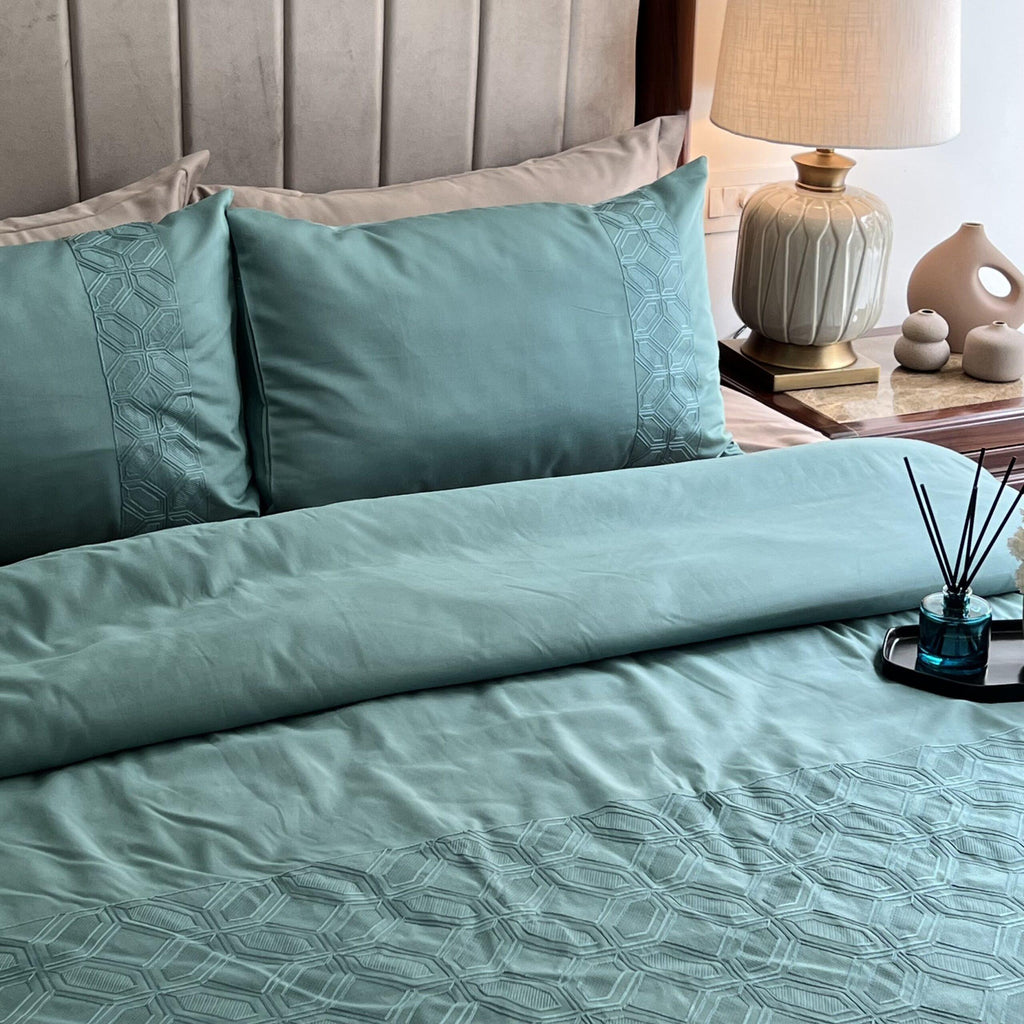 Sadyaska Arc Turquoise Syona 1 Pcs Duvet Cover Set