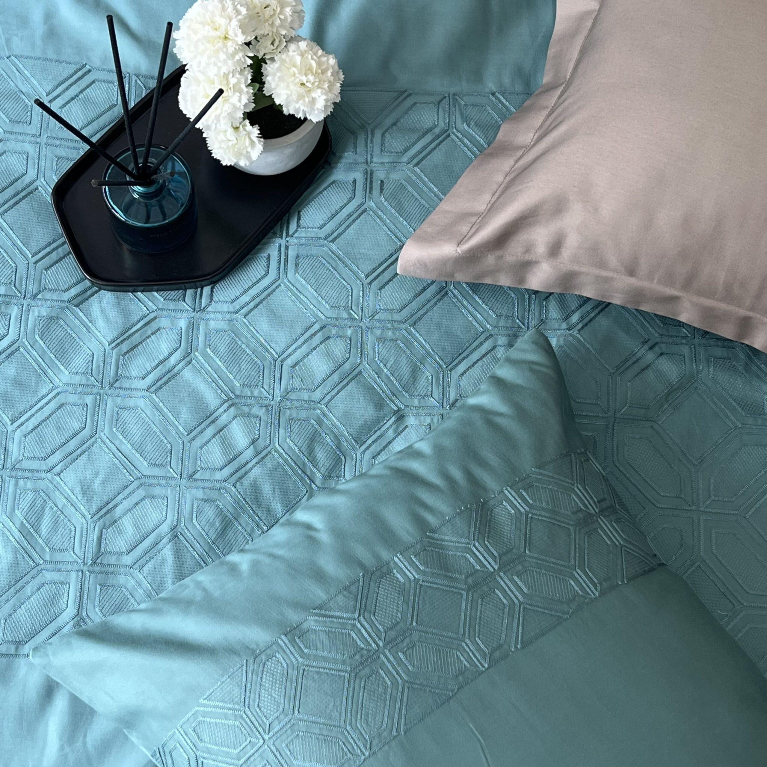 Sadyaska Arc Turquoise Syona 1 Pcs Duvet Cover Set