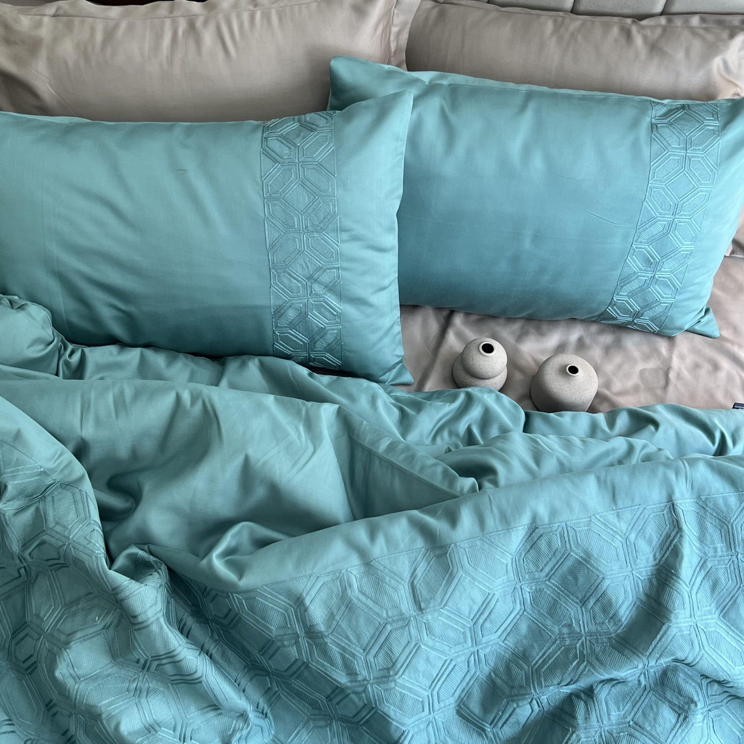 Sadyaska Arc Turquoise Syona 1 Pcs Duvet Cover Set
