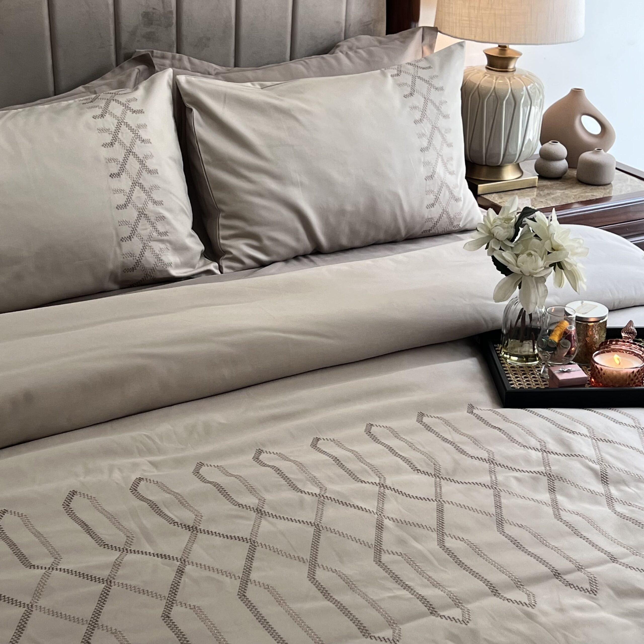 Sadyaska Tribe Beige Syona 1 Pcs Duvet Cover