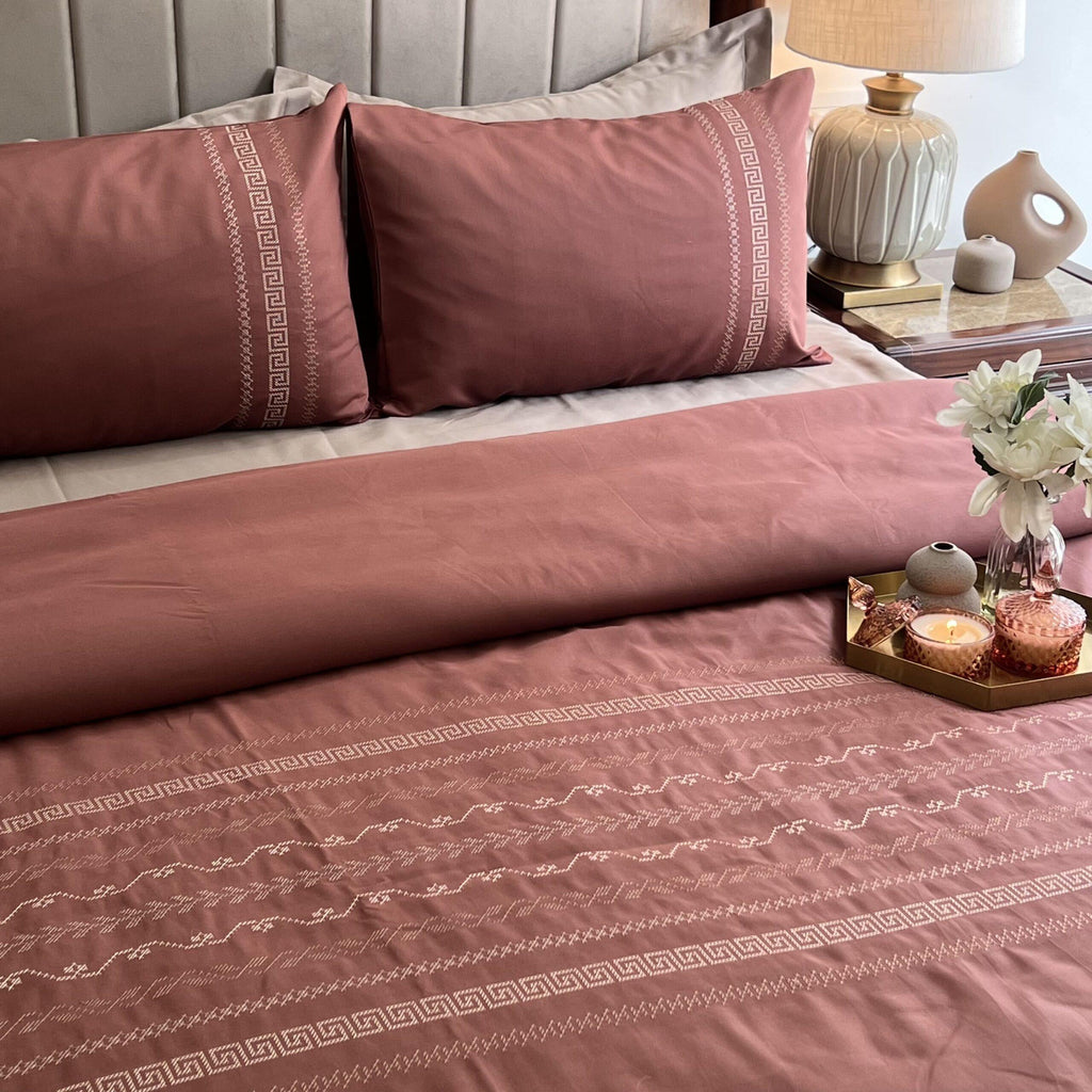 Sadyaska Lucas Blush Syona 1 Pcs Duvet Cover Set