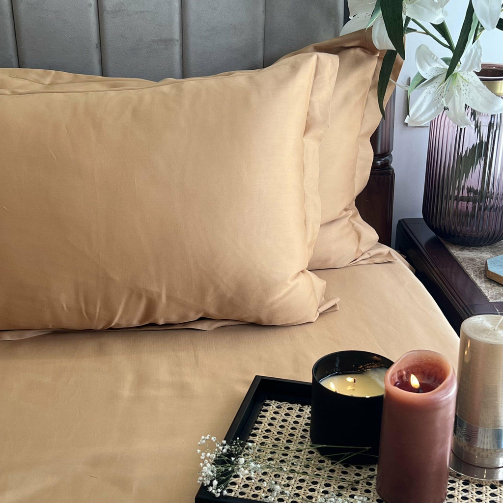 Sadyaska Honey Mustard s (Set of 2) 1 Pcs Pillow Cover