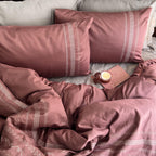 Sadyaska Lucas Blush Syona 1 Pcs Duvet Cover Set