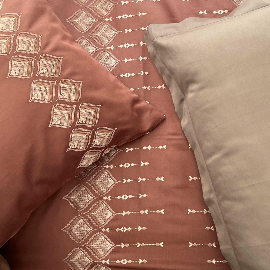 Sadyaska Leaflet Blush Syona 1 Pcs Duvet Cover