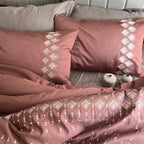 Sadyaska Leaflet Blush Syona 1 Pcs Duvet Cover Set