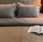 Sadyaska Honeycomb Slate Woven 1 Pcs Duvet Cover Set