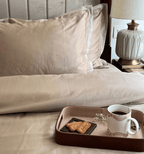 Sadyaska Sand and Beige Duplex 1 Pcs Duvet Cover Set