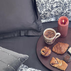 Sadyaska Black Rose Printed Cotton 1 Pcs Duvet Cover