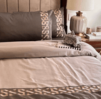 Sadyaska Alley Elephant Grey Silver Dreams 1 Pcs Duvet Cover