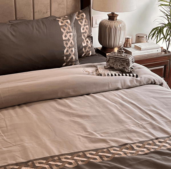 Sadyaska Alley Elephant Grey Silver Dreams 1 Pcs Duvet Cover Set