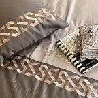 Sadyaska Alley Elephant Grey Silver Dreams 1 Pcs Duvet Cover Set