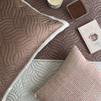 Sadyaska Comber Brandy Rose And Beige Cotton Rich Trousseau Set 10 Pcs Product