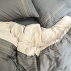 Sadyaska Pristine Elephant Grey Buff Dreams 1 Pcs Duvet Cover