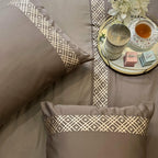 Sadyaska Classic Mocha Taupe Dreams 1 Pcs Duvet Cover