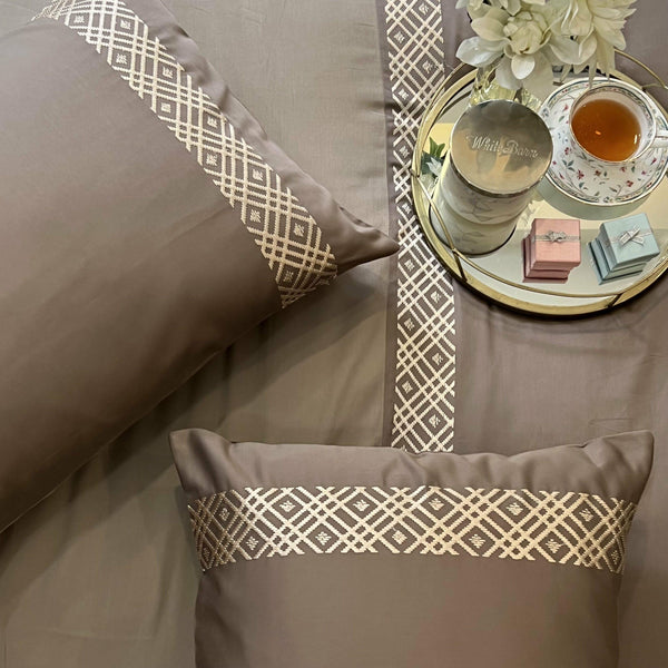 Sadyaska Classic Mocha Taupe Dreams 1 Pcs Duvet Cover