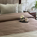 Sadyaska Delight Sage Green Taupe Dreams 1 Pcs Duvet Cover