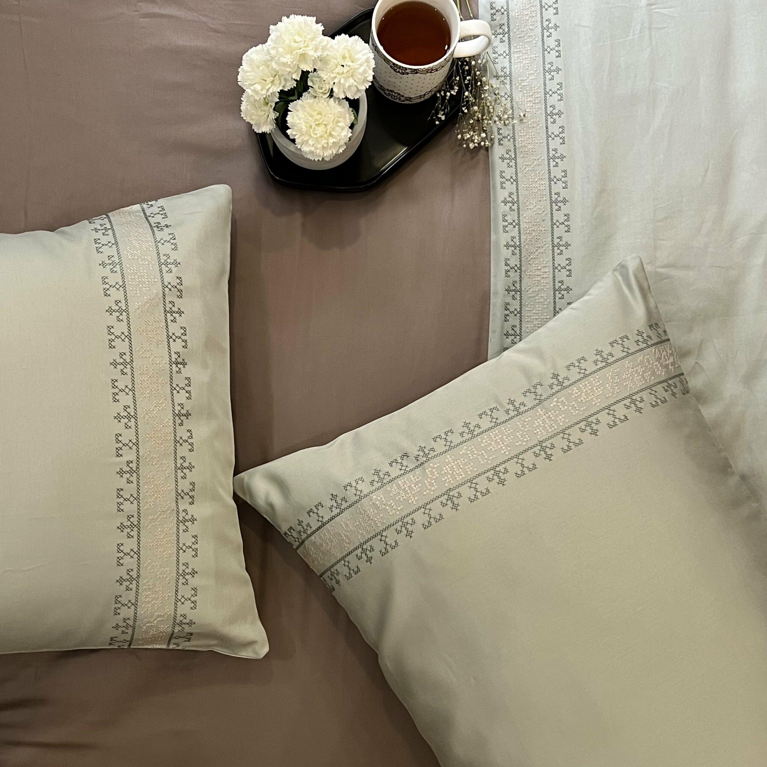 Sadyaska Delight Sage Green Taupe Dreams 1 Pcs Duvet Cover