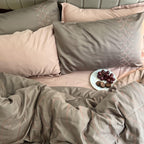 Sadyaska Tribe Taupe Syona 1 Pcs Duvet Cover Set