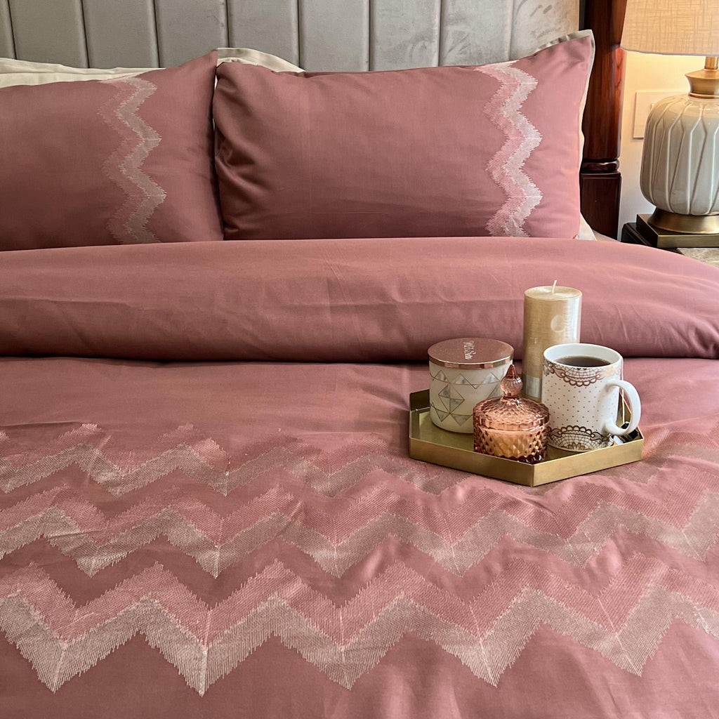 Sadyaska Crest Blush Syona 1 Pcs Duvet Cover
