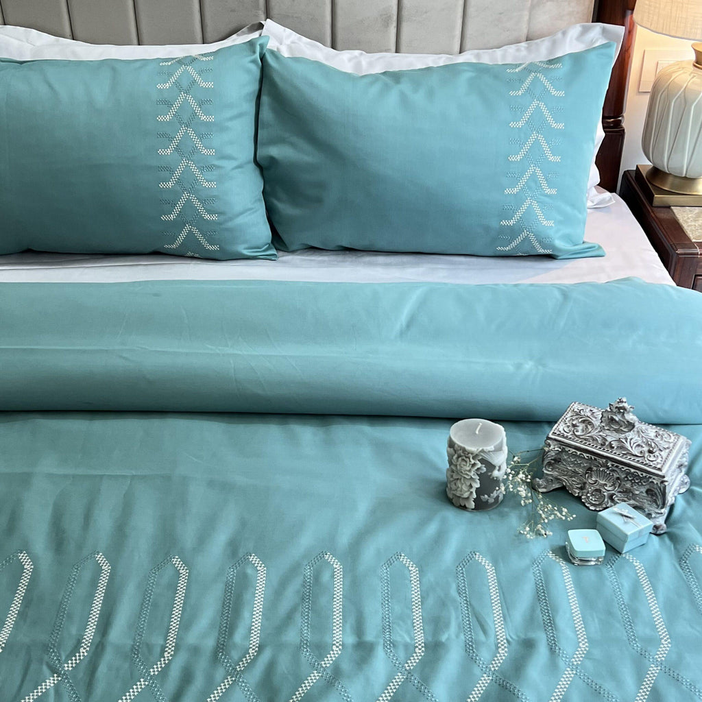 Sadyaska Tribe Turquoise Syona 1 Pcs Duvet Cover Set