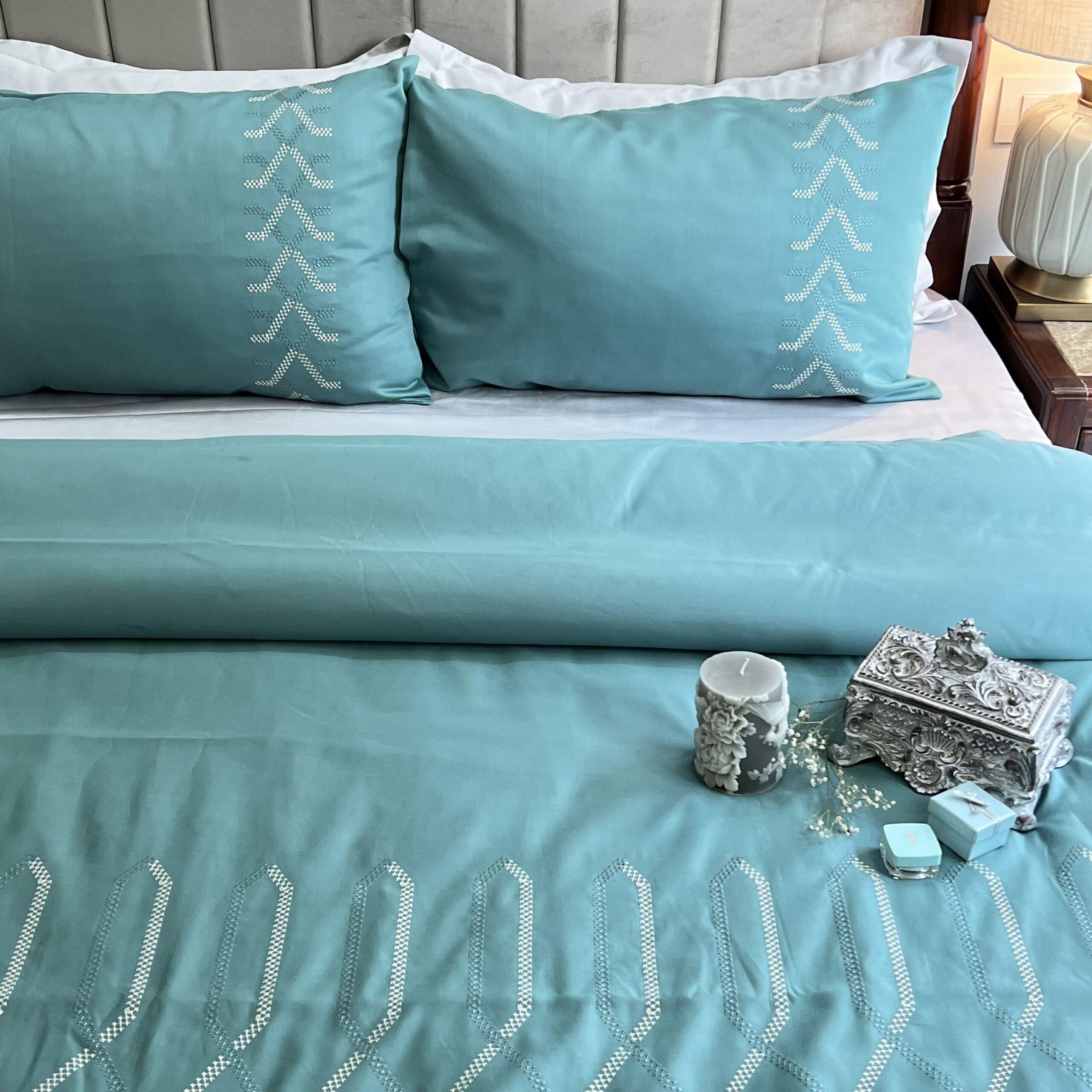 Sadyaska Tribe Turquoise Syona 1 Pcs Duvet Cover Set